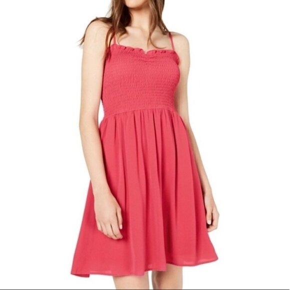 BeBop Red Fit & Flare Dress - Picture 1 of 12